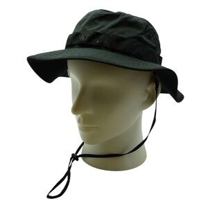 KITH Active Nylon Boonie Bucket Hat in Black